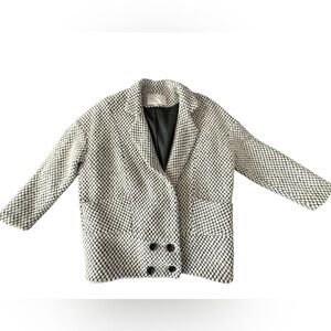 FRNCH Black & White Coat